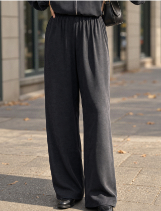 Картинка Брюки wide leg з еластичним поясом