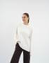 Картинка Лонгслів oversize білий