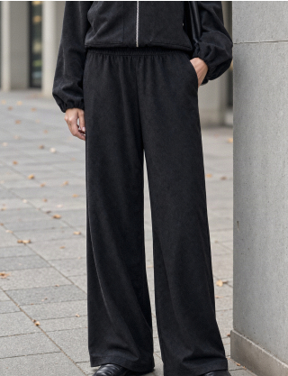 Картинка Брюки wide leg з еластичним поясом