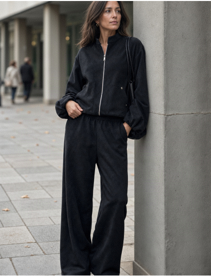 Картинка Брюки wide leg з еластичним поясом