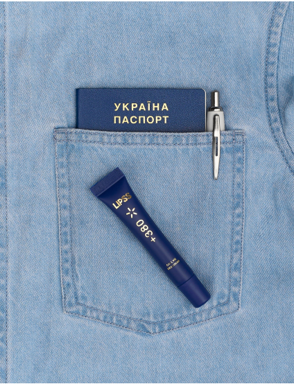 Картинка LIPSS × Київстар +380 Call me Ukrainian лімітований благодійний ліппер