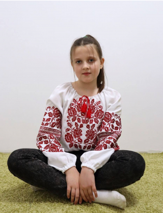 Картинка Вишиванка дитяча для дівчинки