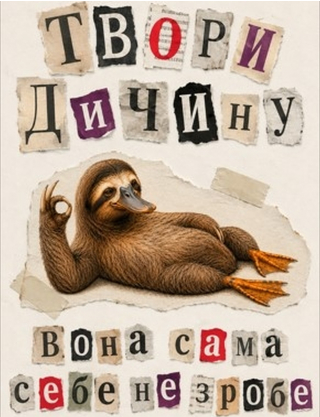 Картинка Листівка "Твори дичину"