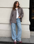 Картинка Сорочка oversize в клітинку