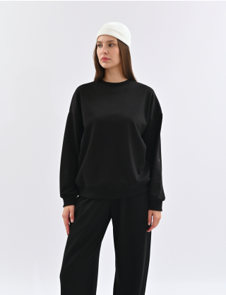 Картинка Світшот oversize чорний