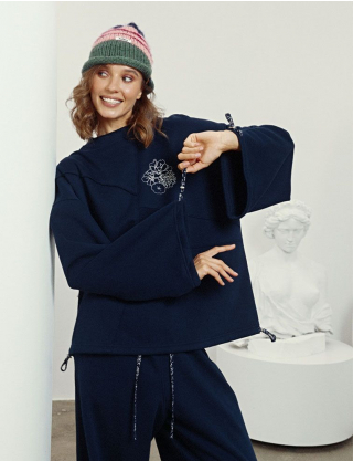 Картинка Світшот oversize з вишивкою