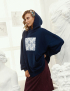 Картинка Худі oversize з авторським принтом