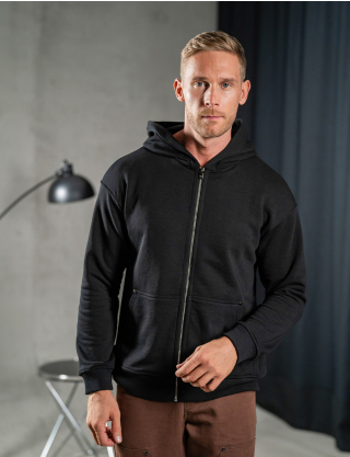 Картинка Худі Oversize Zip чорне