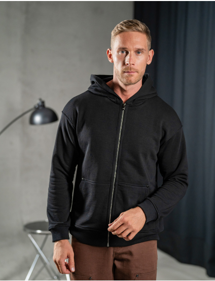 Картинка Худі Oversize Zip чорне