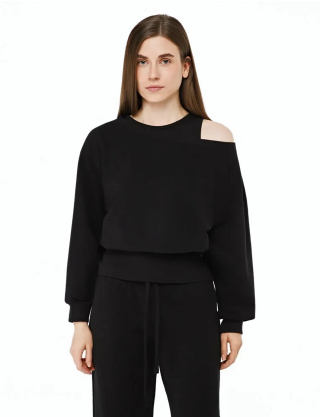 Світшот oversize з відкритим плечем Картинка Світшот oversize з відкритим плечем