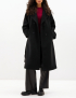 Картинка Двобортне пальто oversize з поясом