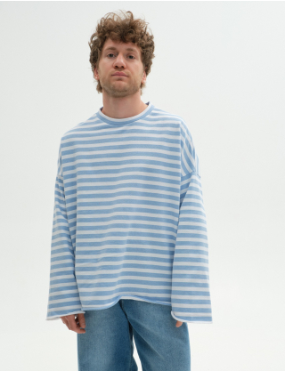 Картинка Світшот oversize у смужку