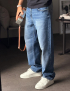 Картинка Джинси wide leg сині
