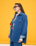 Картинка Джинсова сорочка oversize синя