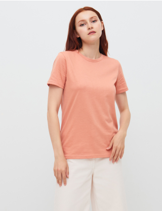 Картинка Жіноча помаранчева футболка