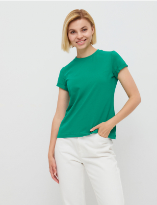Картинка Жіноча зелена футболка