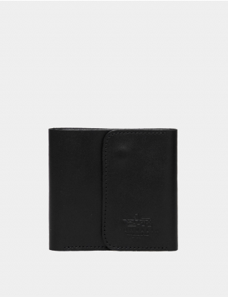 Картинка Чорний шкіряний гаманець