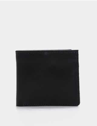 Картинка Чоловічий синій шкіряний гаманець