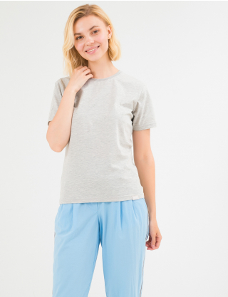 Картинка Жіноча сіра базова футболка