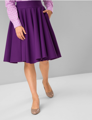 Картинка Жіноча фіолетова спідниця	