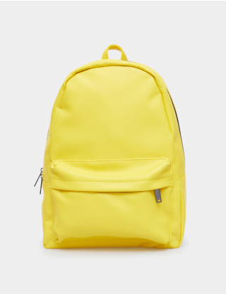 Картинка Жовтий рюкзак з екошкіри
