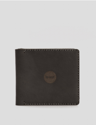 Картинка Сірий шкіряний гаманець