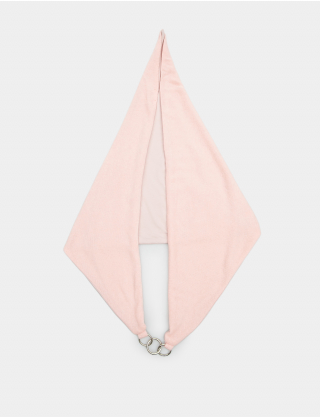 Картинка Жіночий рожево-сірий шарф