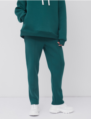 Картинка Жіночі темно-зелені штани