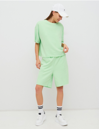 Картинка Жіночі світло-зелені шорти
