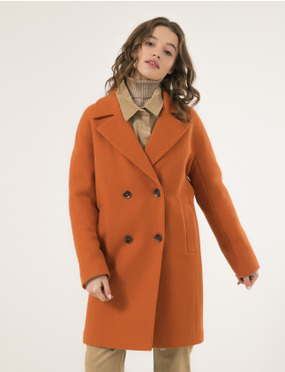 Картинка Жіноче помаранчеве пальто