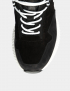 Картинка Жіночі чорні замшеві кросівки