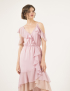 Картинка Рожева сукня з воланами