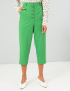 Картинка Жіночі зелені укорочені брюки