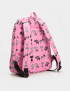 Картинка Жіночий рожевий рюкзак з візерунком