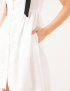 Картинка Біла сукня з карманами