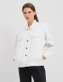 Картинка Жіноча біла джинсова куртка