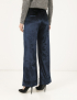 Картинка Жіночі темно-сині оксамитові брюки