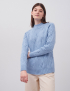 Картинка Жіночий блакитний светр