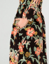 Картинка Коричнева сукня з квітковим візерунком