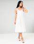 Картинка Жіноча біла сукня з вишивкою