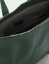 Картинка Жіночий зелений шкіряний рюкзак