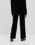 Картинка Жіночі чорні оксамитові штани