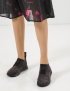 Картинка Жіночі темно-сірі замшеві черевики