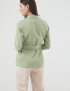 Картинка Жіночий світло-зелений піджак с поясом