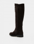 Картинка Жіночі коричневі замшеві чоботи