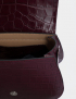 Картинка Жіноча бордова шкіряна сумка