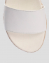 Картинка Жіночі білі шкіряні босоніжки