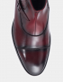 Картинка Чоловічі бордові шкіряні черевики