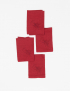Картинка Набір червоних лляних серветок 45*45 см