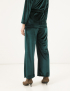 Картинка Жіночі зелені оксамитові штани